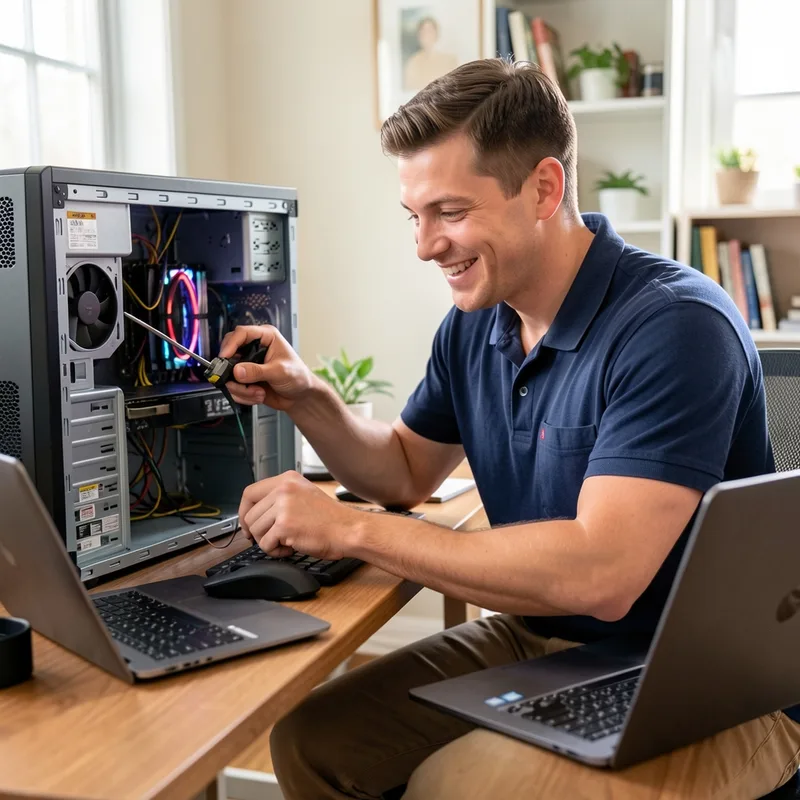 Assistance informatique particulier : tarifs et aides 2026